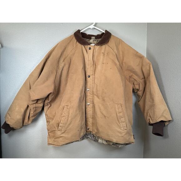 Vintage Walls Advantage Camo Coat Jacket Size XXL Reversible Corduroy Collar - Picture 1 of 13